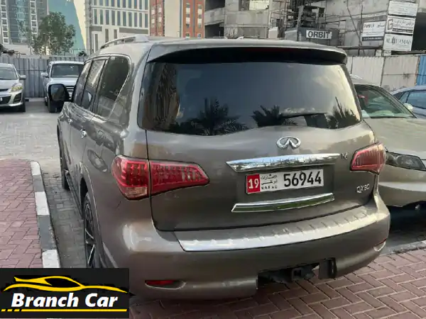 سيارة انفينيتي qx80 موديل 2015 وارد أمريكي السعر المطلوب 55 ألف