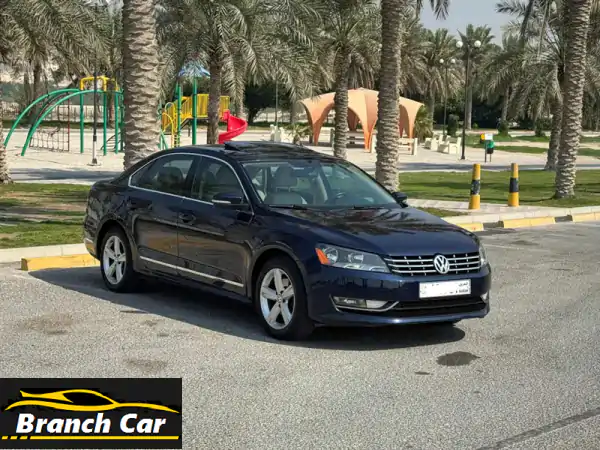 volkswagen passat 2013 (blue) mileage 181800 km, full option alloy wheel, leather seats, cruise ...