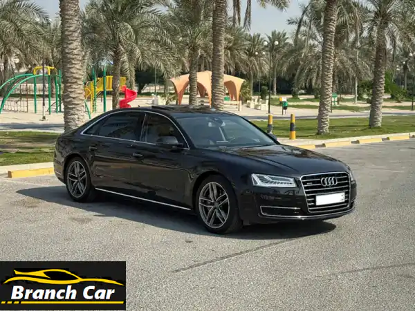 audi a8 l 2015 (black) mileage 72150 km, full option alloy wheel, leather seats, cruise control, ...