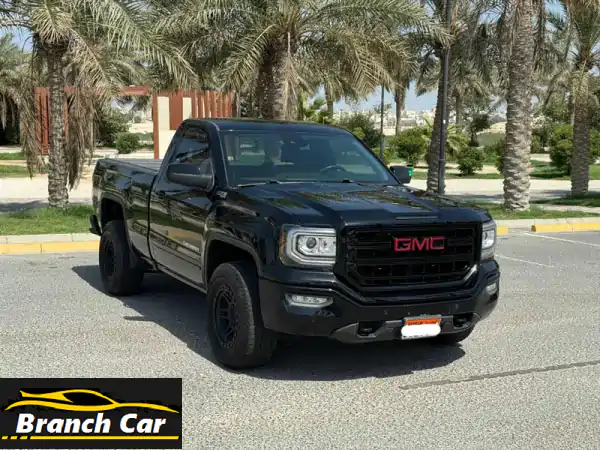 gmc sierra sle 2017 (black) mileage 74000 km, mid option alloy wheel, camera, bluetooth, sensors, ..