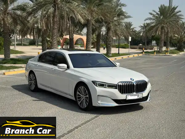 bmw 740 li 2020 (white) mileage 78300 km, full option alloy wheel, sensors, bluetooth, cruise ...