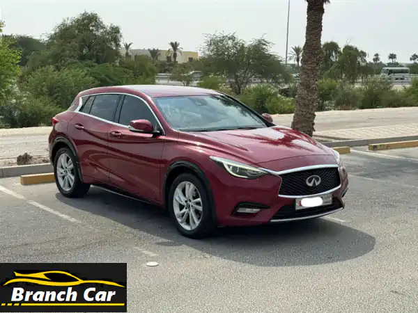 infiniti q 30/2019 (red) mileage 46400 km mid option camera alloy wheel cruise control bluetooth ...