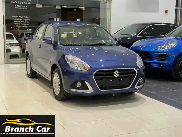 suzuki dzire 2024 (blue) mileage 2300 km, mid option alloy wheel, sensors, push button start, ...