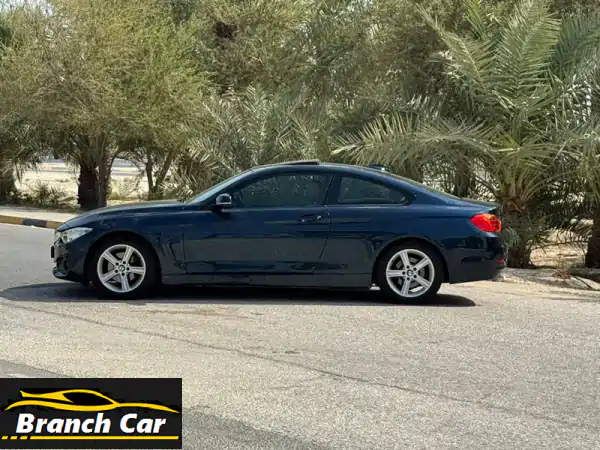 bmw 420 i 2014 (blue) mileage 120200 km, full option bluetooth, sensors, alloy wheel, cruise ...