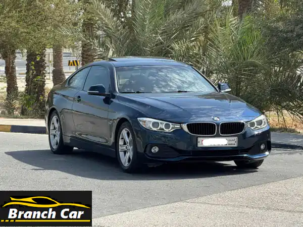 bmw 420 i 2014 (blue) mileage 120200 km, full option bluetooth, sensors, alloy wheel, cruise ...