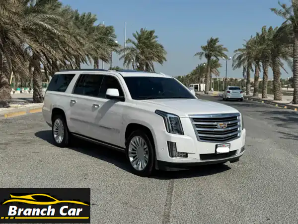 cadillac escalade 2019 (white) mileage 176950 km, full option bluetooth, sensors, alloy wheel, ...