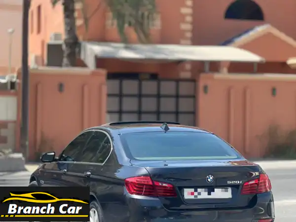 للبيع bmw520 i موديل 2016 قاطع 100000 km