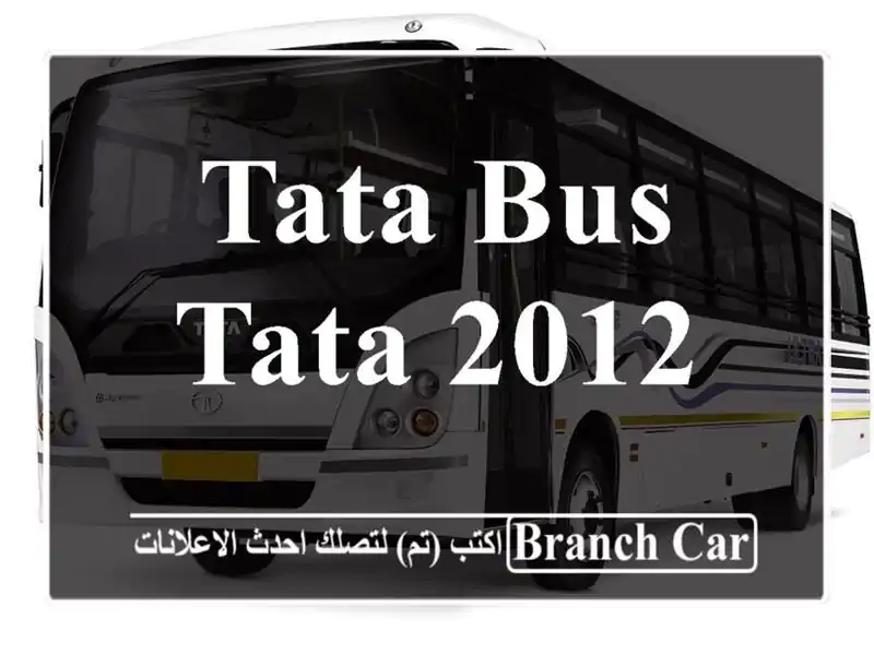 Tata Bus tata 2012