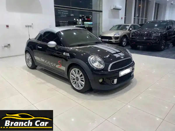 mini cooper s 2012 (black) mileage 123100 km, mid option alloy wheel, sensors, bluetooth, cruise ...