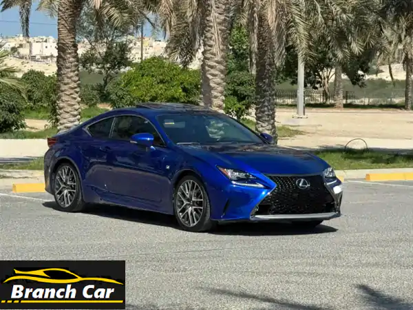 lexus rc  350/2016 (blue) mileage 124500 km, full option bluetooth, sensors, alloy wheel, cruise ..