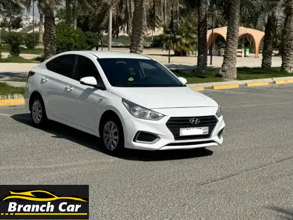 hyundai accent 2019 (white) mileage 111350 km, basic option 4 cylinders, 1.4 l engine, 5 seats, ...