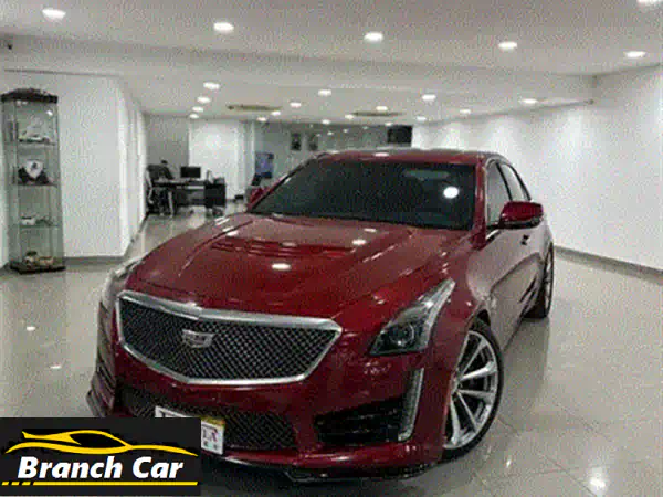 كاديلاك CTS-V 2016 حمراء - قوّة 640 حصان! (وكالة عمان، تمويل متوفر)