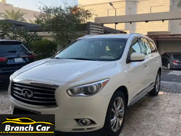 Infiniti JX35 2013 بيضاء - بحالة ممتازة! 7 ركاب، مواصفات...