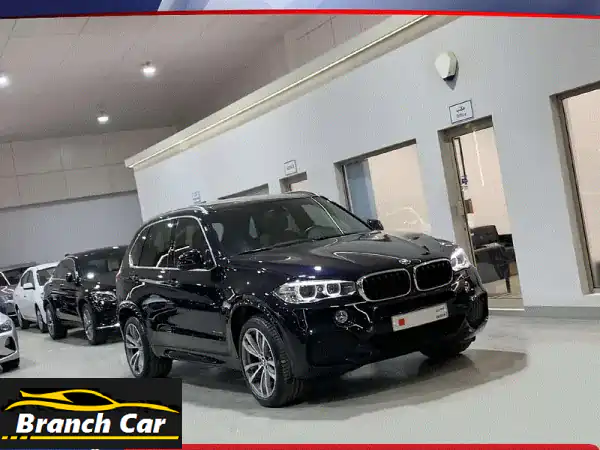 BMW X5 2016 سوداء - بحالة ممتازة! قسط أو كاش - فرصة لا تُفوّت!