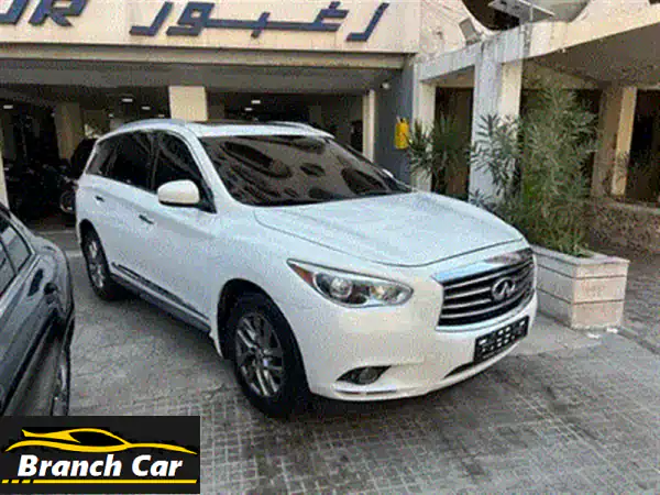 Infiniti JX35 2013 بحالة ممتازة - 7 ركاب، سقف بانورامي، وسعر لا يُفوّت!