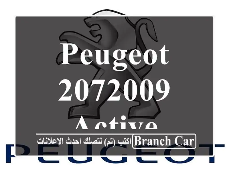 Peugeot 2072009 Active