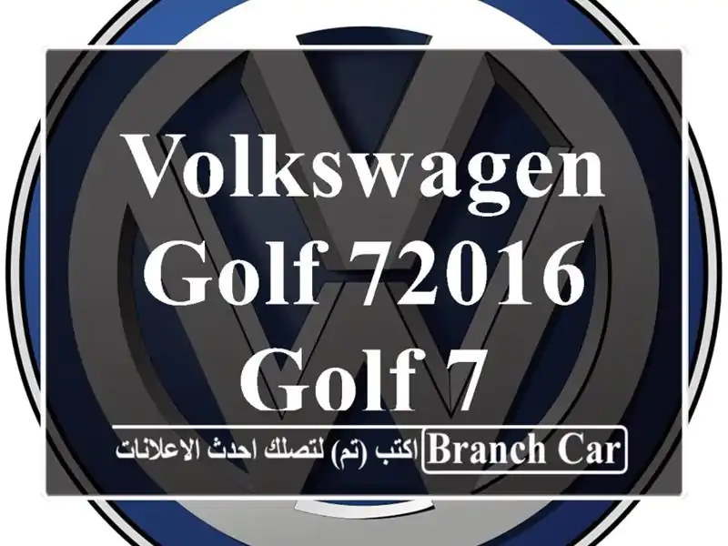 Volkswagen Golf 72016 Golf 7