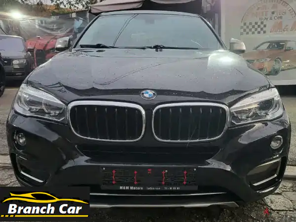 BMW X6 2016 - فخامة لا تُقاوم، عرضٌ لا يُفوّت!