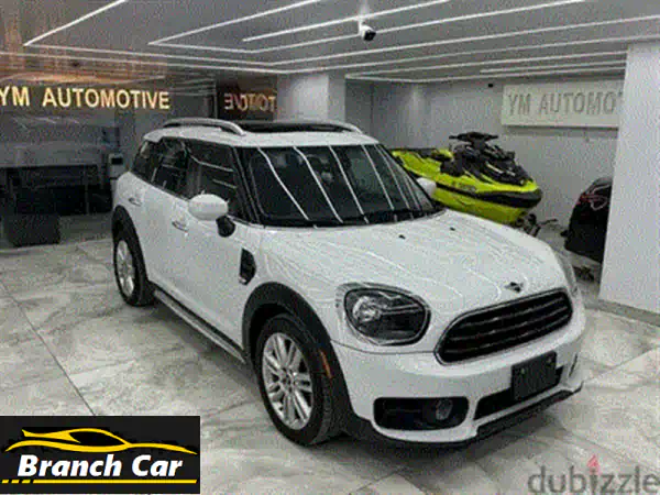 Mini Countryman 2020 بيضاء - سقف بانورامي، جلد أسود، 45,000 ميل فقط!