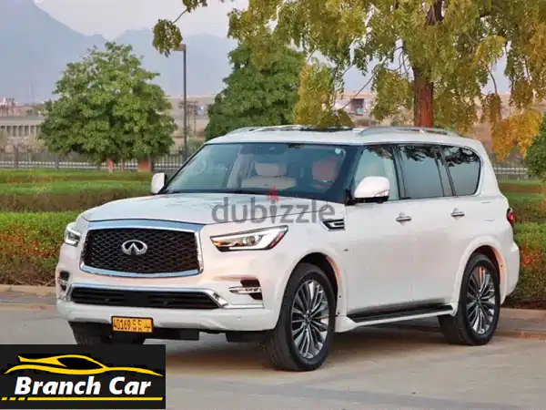 إنفينيتي QX80 2019 فول أوبشن - أعلى مواصفات - سعر مميز!