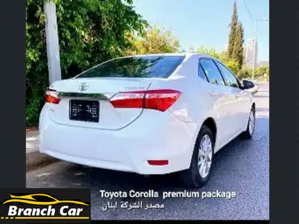 2015 Toyota Corolla premium package BUMC