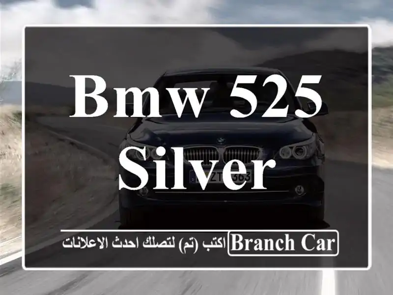 bmw 525 silver