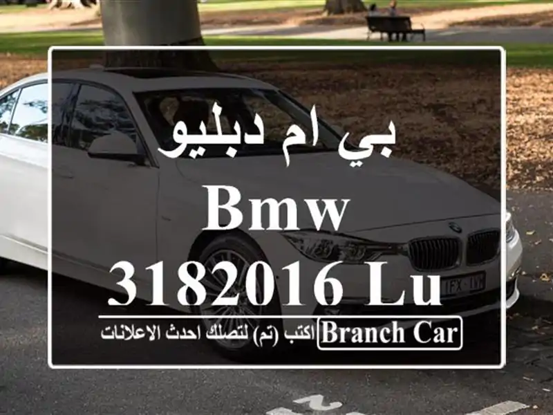 بي ام دبليو BMW 3182016 luxury