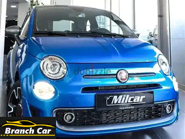Fiat 500 Sport 2022nRally Blue on Black 475 KmnnWarranty Till May 2026
