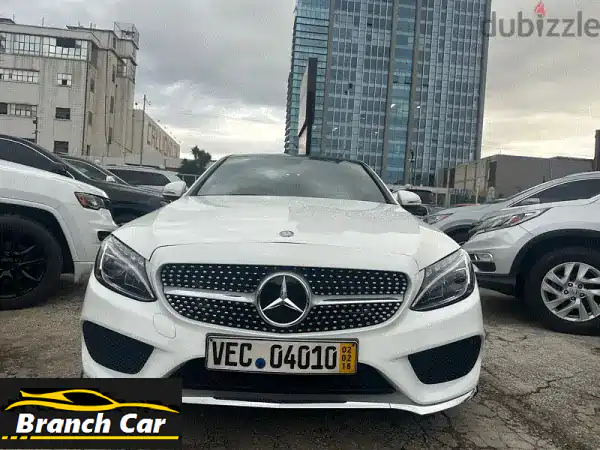 Mercedes Benz C300 Free Registration 4 matic  white Look AMG 2016