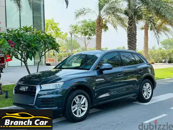Audi Q52019 model. Agent maintained under warranty with servipackage