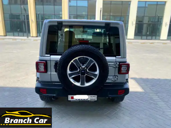 jeep wrangler sahara 2021 (silver) mileage 71550 km, mid option alloy wheel, cruise control, ...