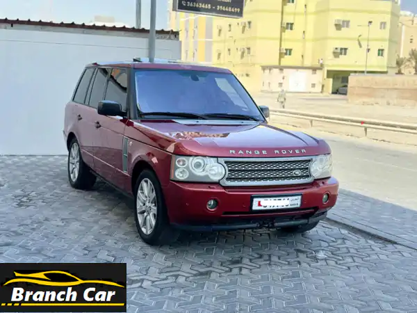 range rover supercharger 2009 (red) mileage 194400 km, full option alloy wheel, bluetooth, sun roof