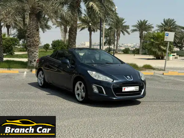 peugeot 308 cc 2013 (blue) mileage 86000 km, full option alloy wheel, leather seats, cruise ...