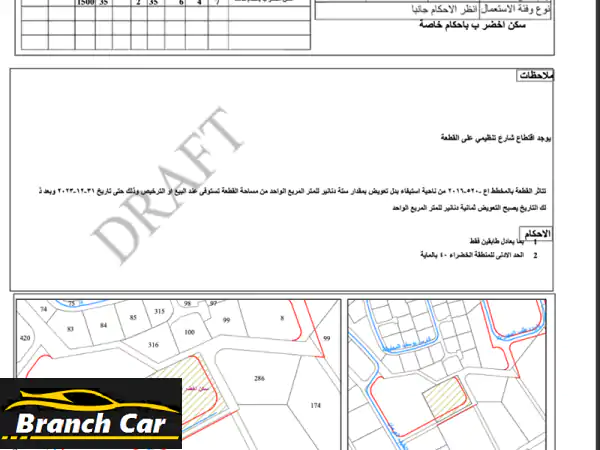 قطعة أرض مميزة للبيع في منطقة دابوق / مدينة...