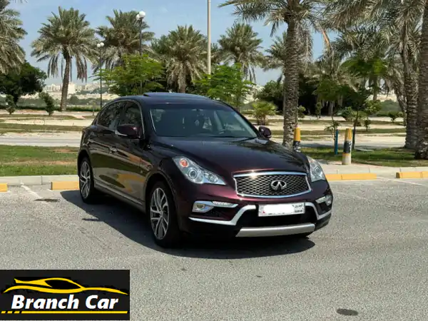 infiniti qx  50/2016 (red) mileage 153400 km, full option alloy wheel, sensors, bluetooth, cruise .