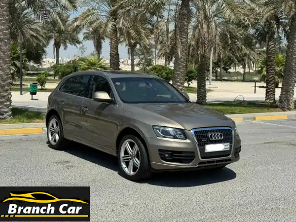 audi q5/2009 (beige) mileage 101250 km, full option alloy wheel, sensors, bluetooth, leather ...