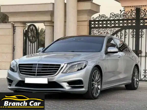 اعلان للنشر) للبيع mercedes benz s400 l موديل 2015 ماشي 100...