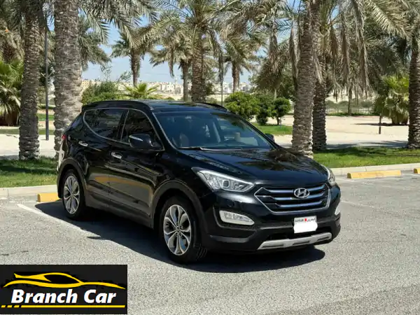 hyundai santa fe 2014 (black) mileage 119400 km, full option alloy wheel, sensors, bluetooth, ...