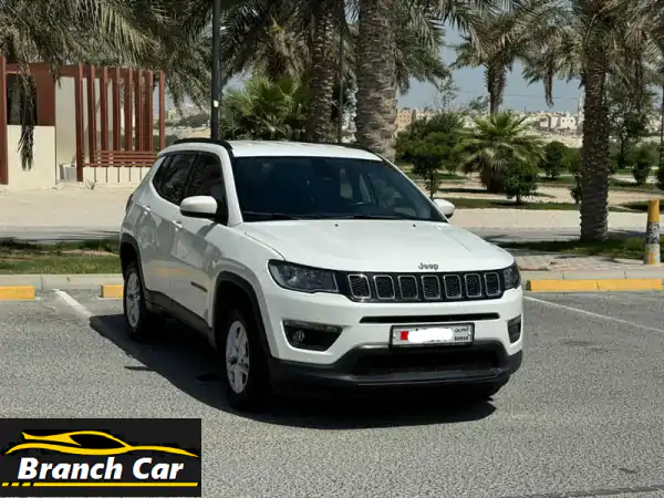 jeep compass 2020 (white) mileage 35000 km, mid option bluetooth, alloy wheel, cruise control ...