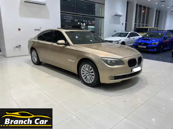 bmw 730 i 2010 (beige) mileage 145100 km, full option alloy wheel, sensors, camera, cruise control,