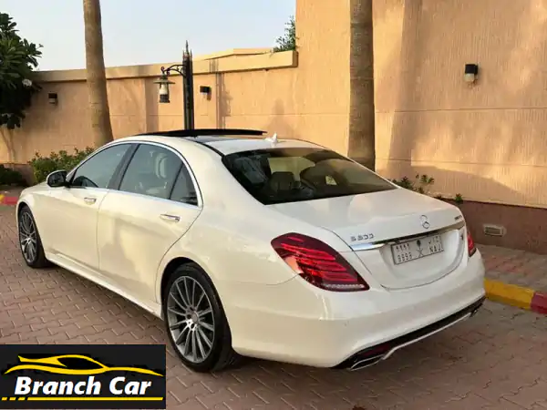 متوفر لدينا s class amg s500 الموديل 2015 حالة السيارة...