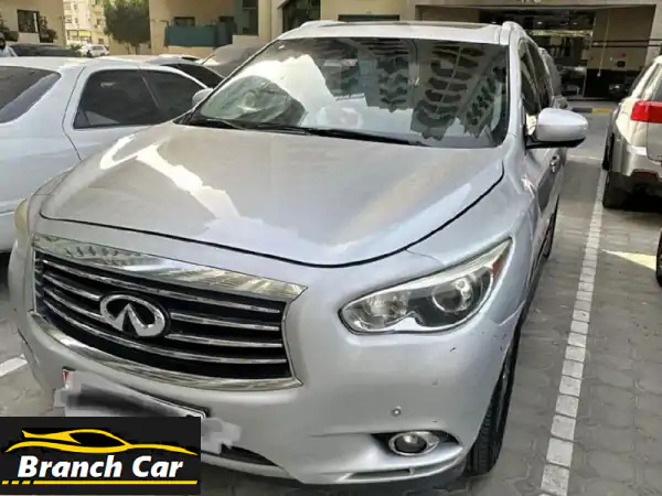 للبيع في الامارات العربية المتحدة للبيع سيارة انفينتي qx 60 موديل 2014 لون سيلفر صبغ وكالة سيارة ...