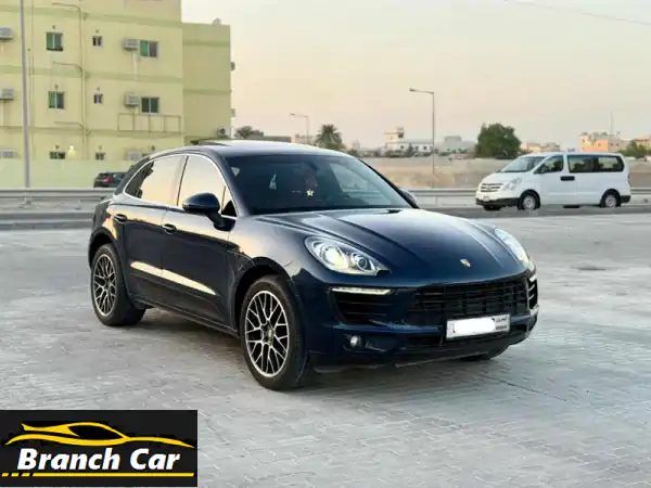 porsche macan s 2016 (blue) mileage 100600 km, full option leather seats, camera, alloy wheel, ...