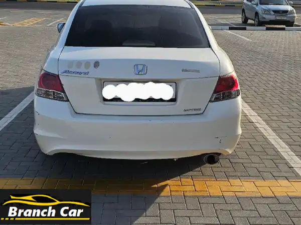 هوندا أكورد موديل 2008 خليجي السعر 12500 درهم وقابل للتفاوض