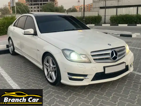 للبيع mercedes  benz c300 gcc موديل 2012 محرك مواصفات خليجي فل مواصفات بانوراما المحرك مسرفس ما ...