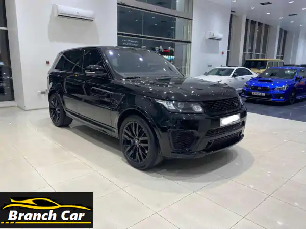 range rover sport svr 2015 (black) mileage 159600 km, full option alloy wheel, bluetooth, camera, ..