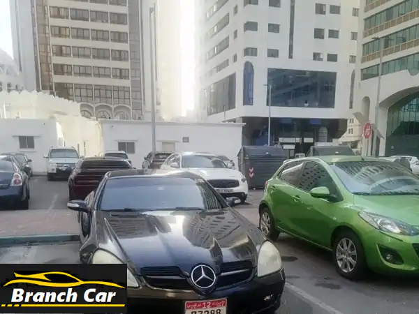 مرسيدس slk350 2006 خليجي 6 سلندر 3.5 ليتر 100000 كيلو 15000 درهم