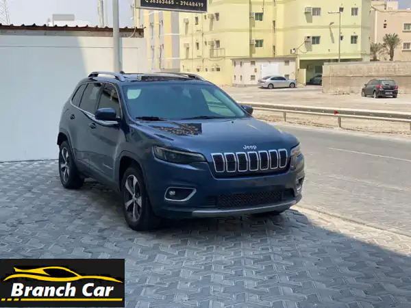 jeep cherokee limited 2019 (blue) mileage 75850 km, full option alloy wheel, sensors, bluetooth, ...