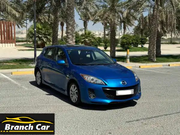 mazda 3/2013 (blue) mileage 183100 km, full option alloy wheel, bluetooth, cruise control, sun ...