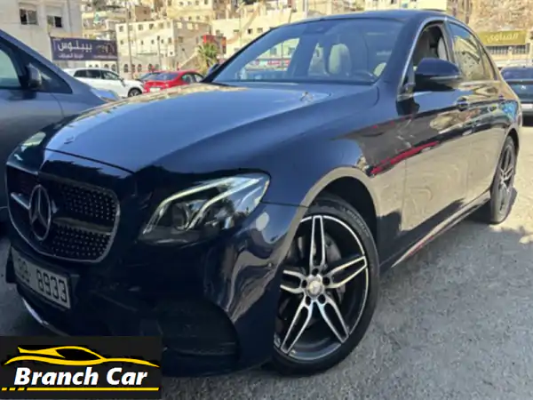 mercedes e2002017 kit amg  السيارة بحالة الوكالة وأرد الوكاله...